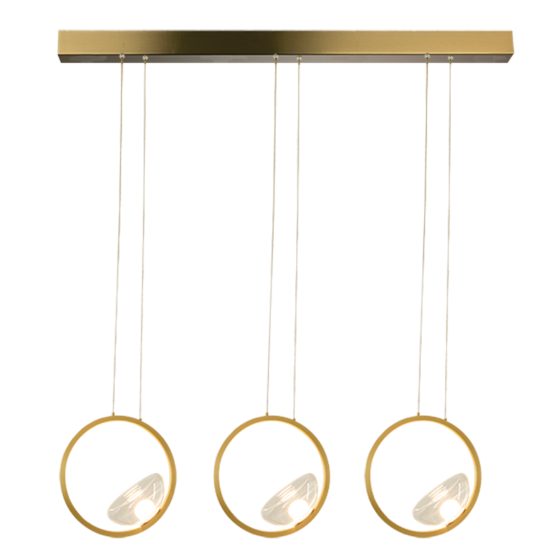 Suspension ZAMBELIS 21W Dimmable DESIGN Dore Mat 23029