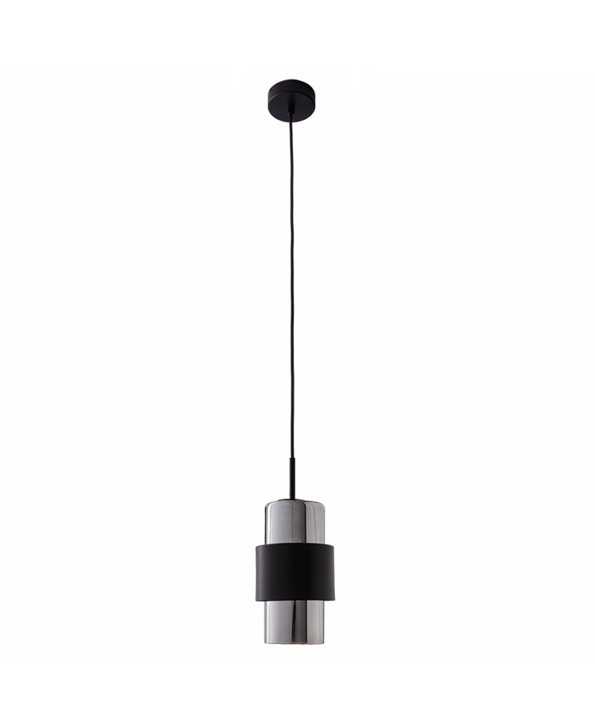 Suspension ZAMBELIS D130 E27 DESIGN Noir Mat Sans Source