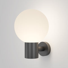 Bold black wall lamp