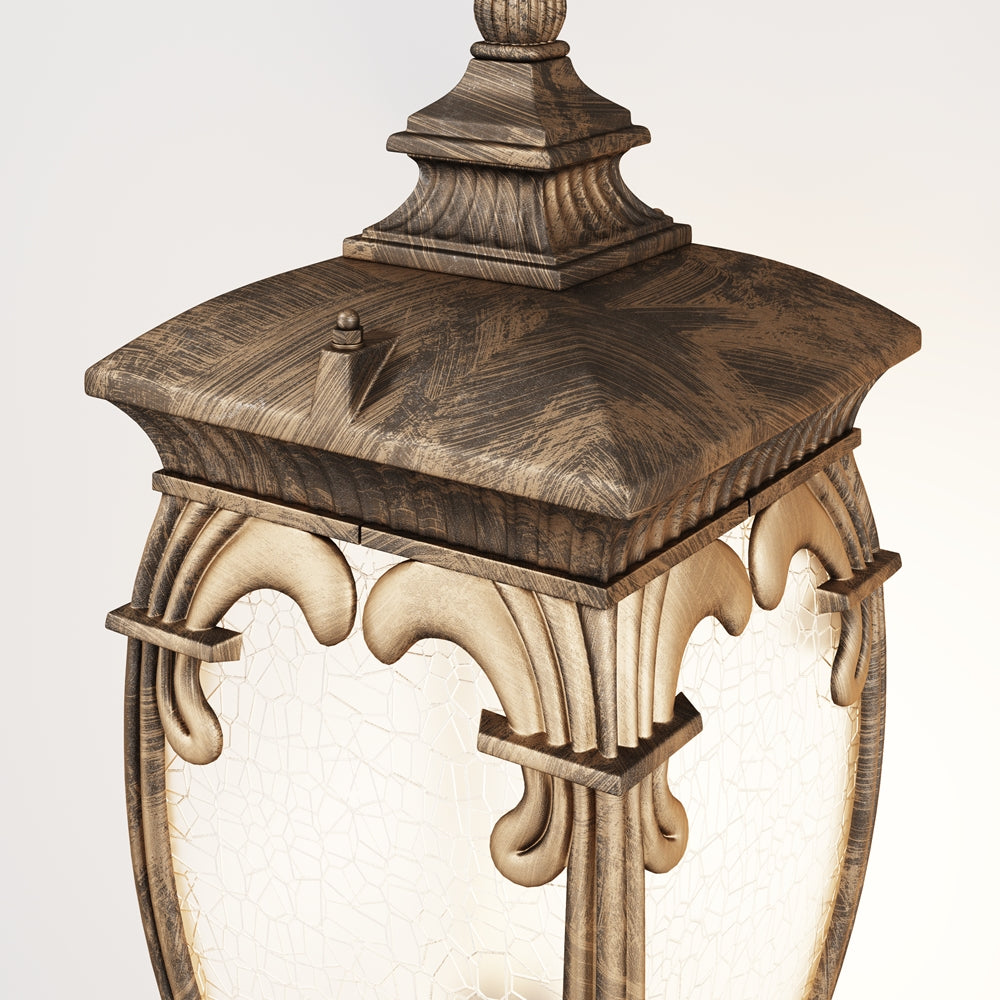 Fleur Black outdoor light fixture