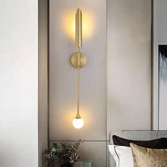 Brass tube wall lamp | Cosmo