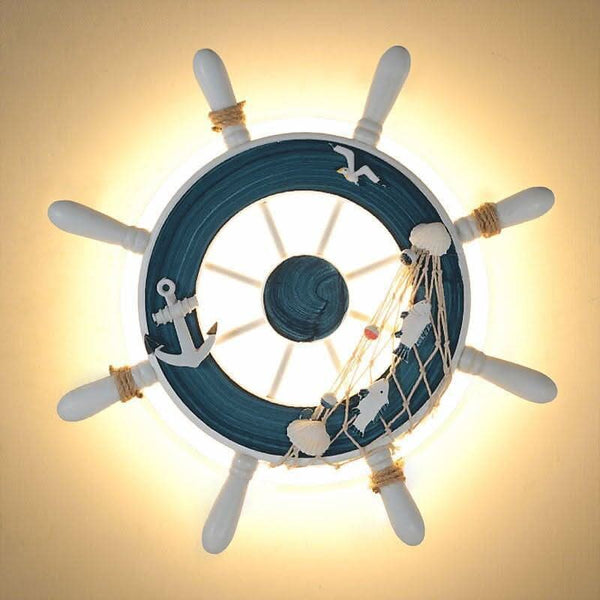 Wall Lamp | Ship's Wheel