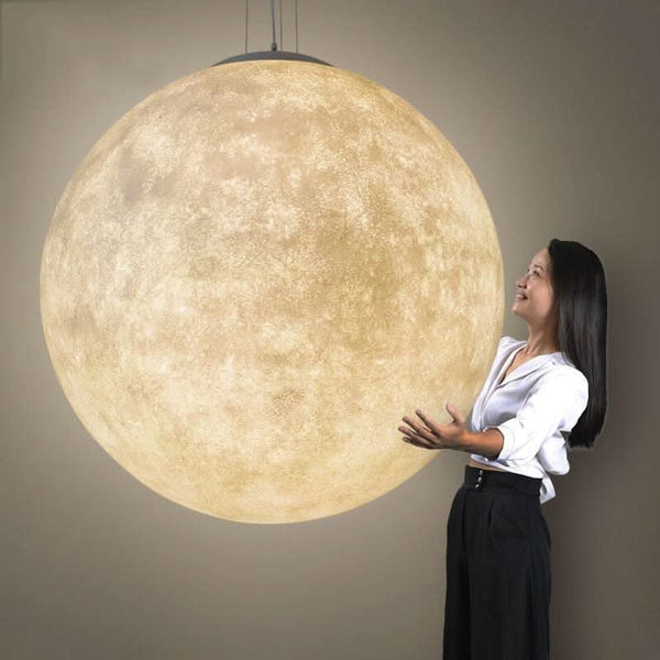 Gold bedroom pendant light | Séléné