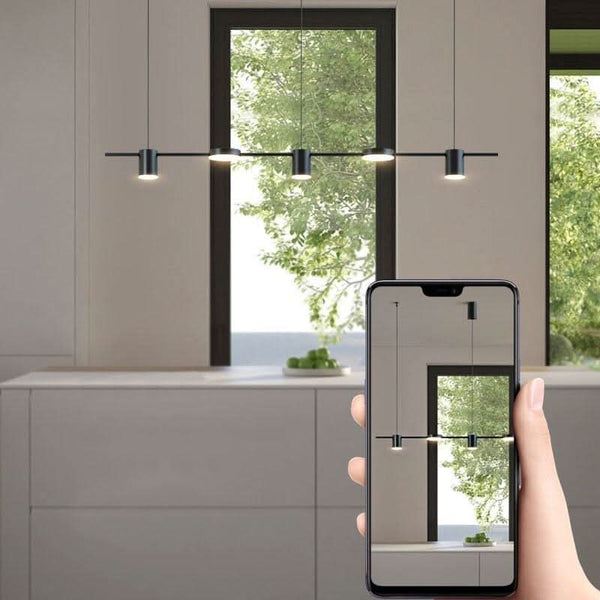 Glass tube pendant light | Linea