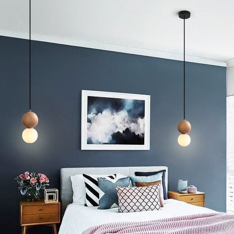 Wood Glass Concrete Pendant | Ulmo