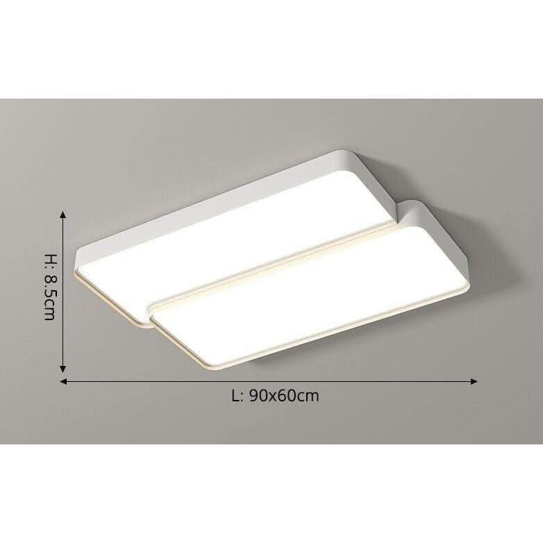 Plafonnier Design Italien | GlamourLuminaire - Designix Plafonnier Rectangle | 90x60 cm Variable